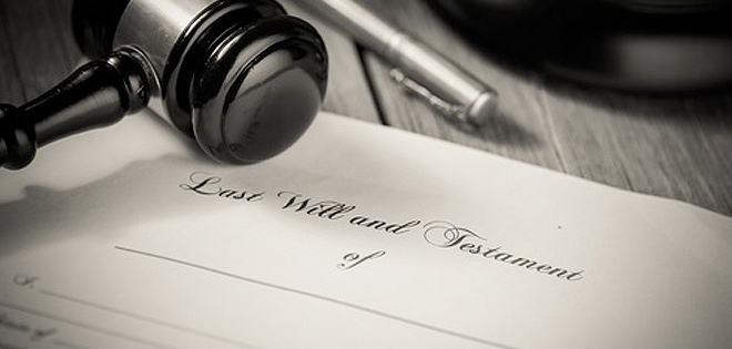 will and estate testament paperwork for a wills and estates attorney